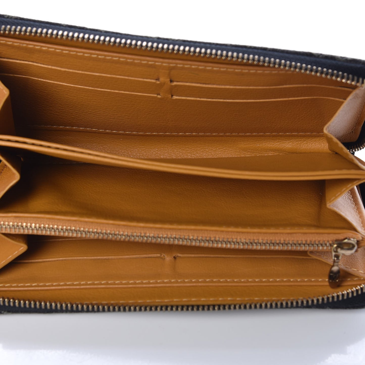 Denim Zippy Wallet Black