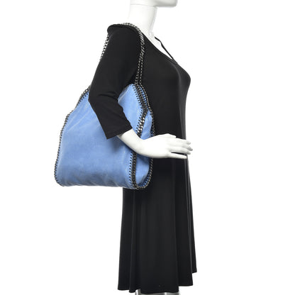 Stella McCartney Shaggy Deer Falabella Small Tote Blue 2 of 9