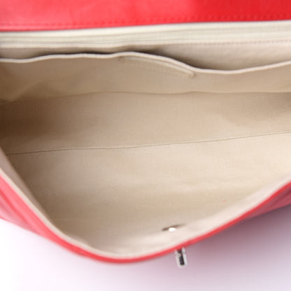 Chanel Calfskin Quilted In The Business Flap Red 5 of 13
