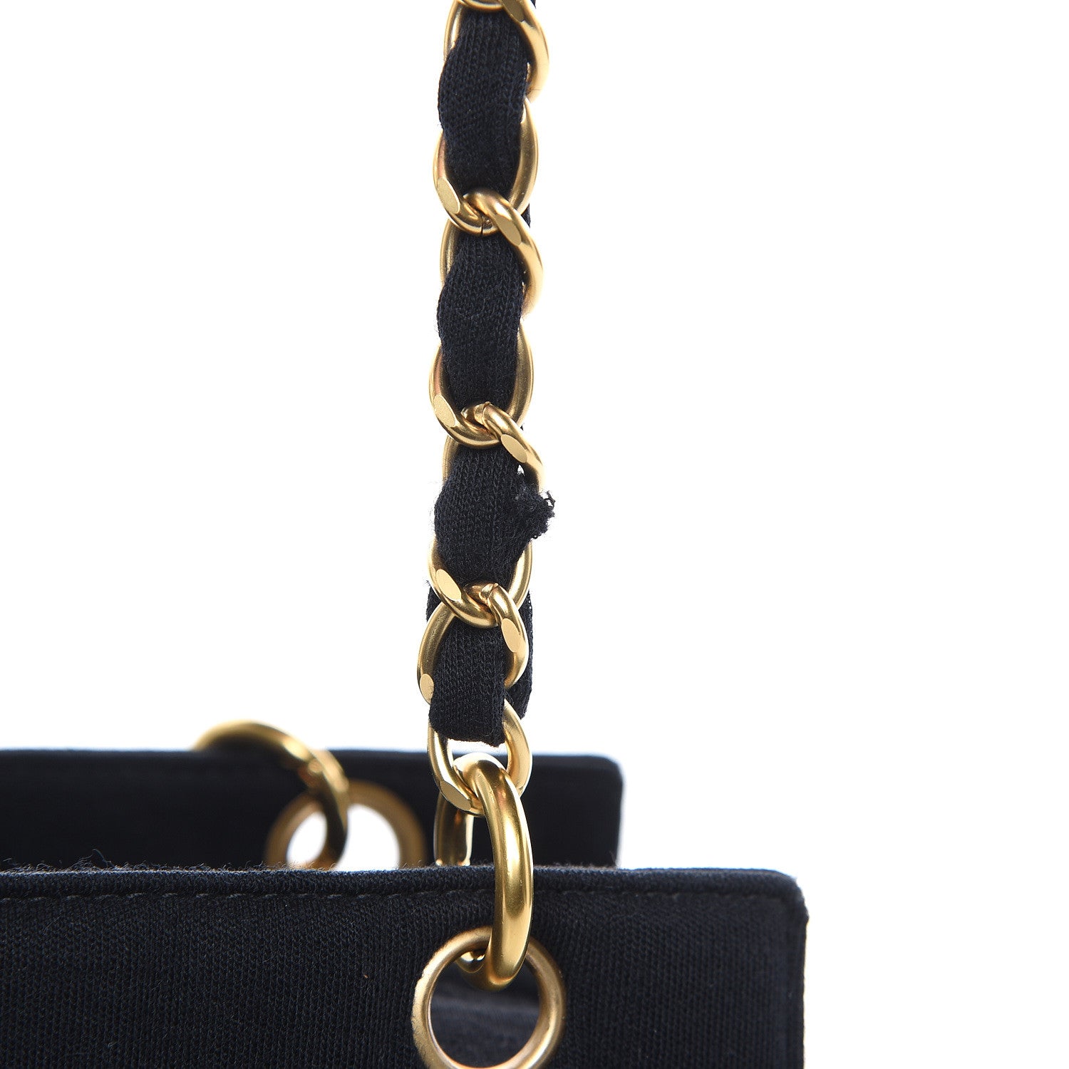 Chanel Jersey Quilted Petite Timeless Tote PTT Black 11 of 13