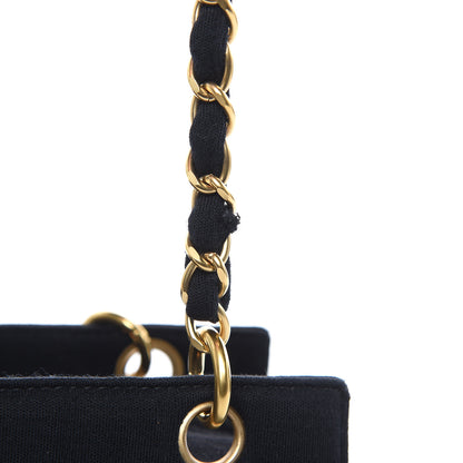 Chanel Jersey Quilted Petite Timeless Tote PTT Black 11 of 13