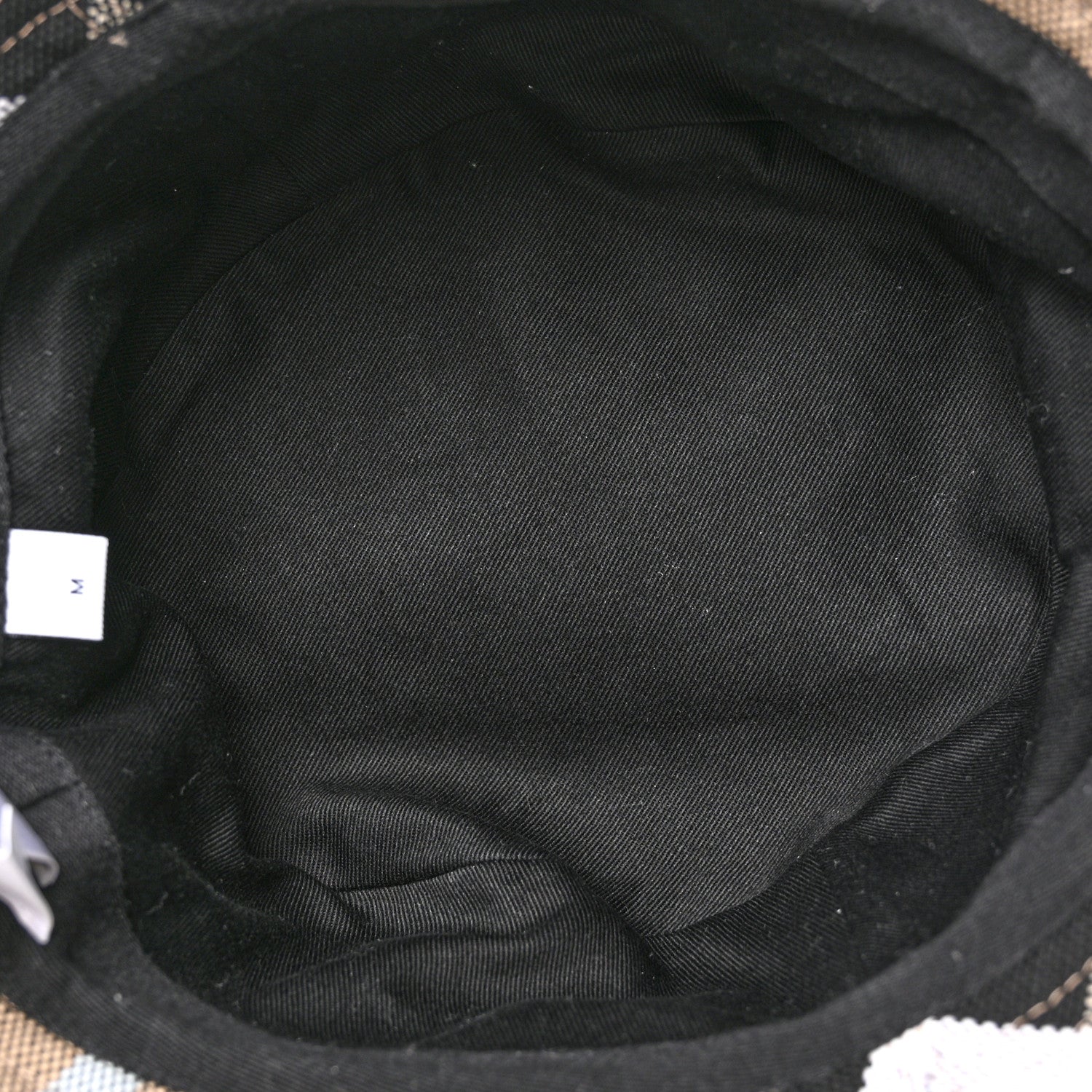 Burberry Cotton Canvas Giant Check Bucket Hat M  Dusty Sand 7 of 10
