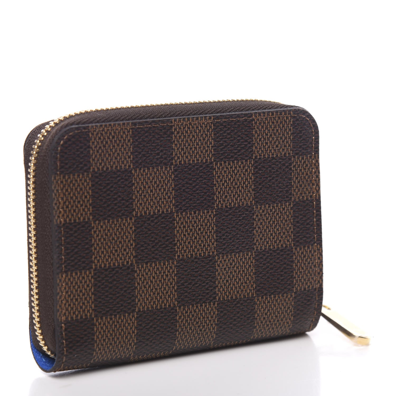Louis Vuitton Damier Ebene 2019 Christmas Animation Zippy Coin Purse Blue 2 of 6