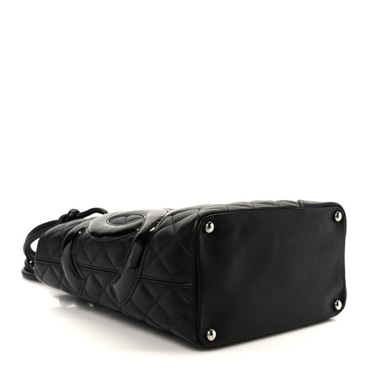 Chanel Calfskin Quilted Medium Cambon Tote Black 4 of 10