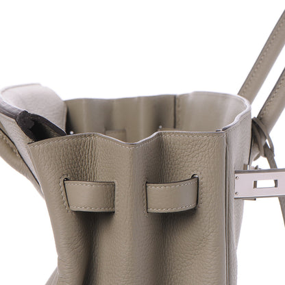 Hermes Taurillon Clemence Birkin 35 Sauge 21 of 32