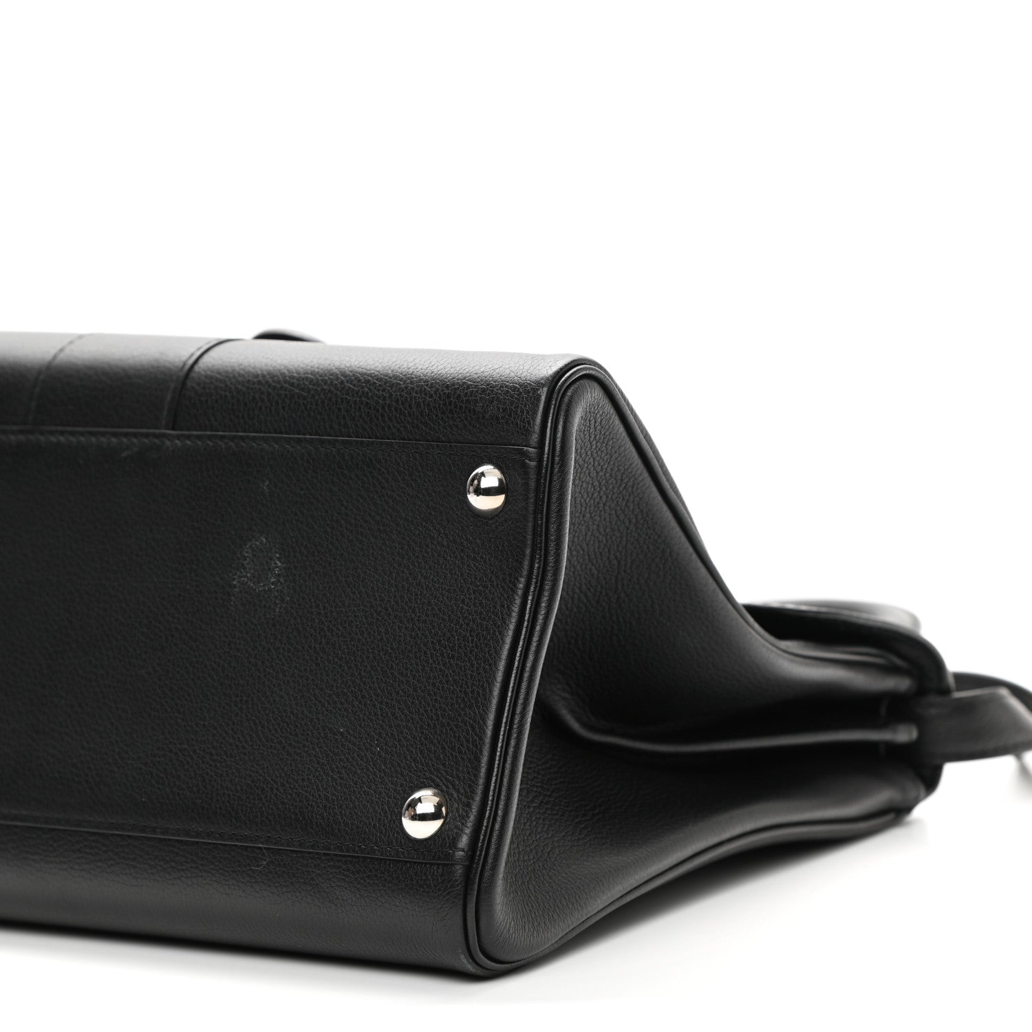 Delvaux Grained Calfskin MM Brillant Satchel Black 10 of 11