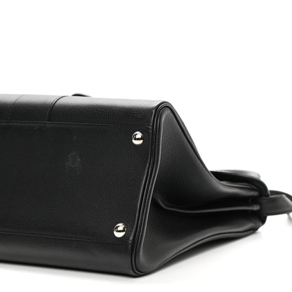 Delvaux Grained Calfskin MM Brillant Satchel Black 10 of 11