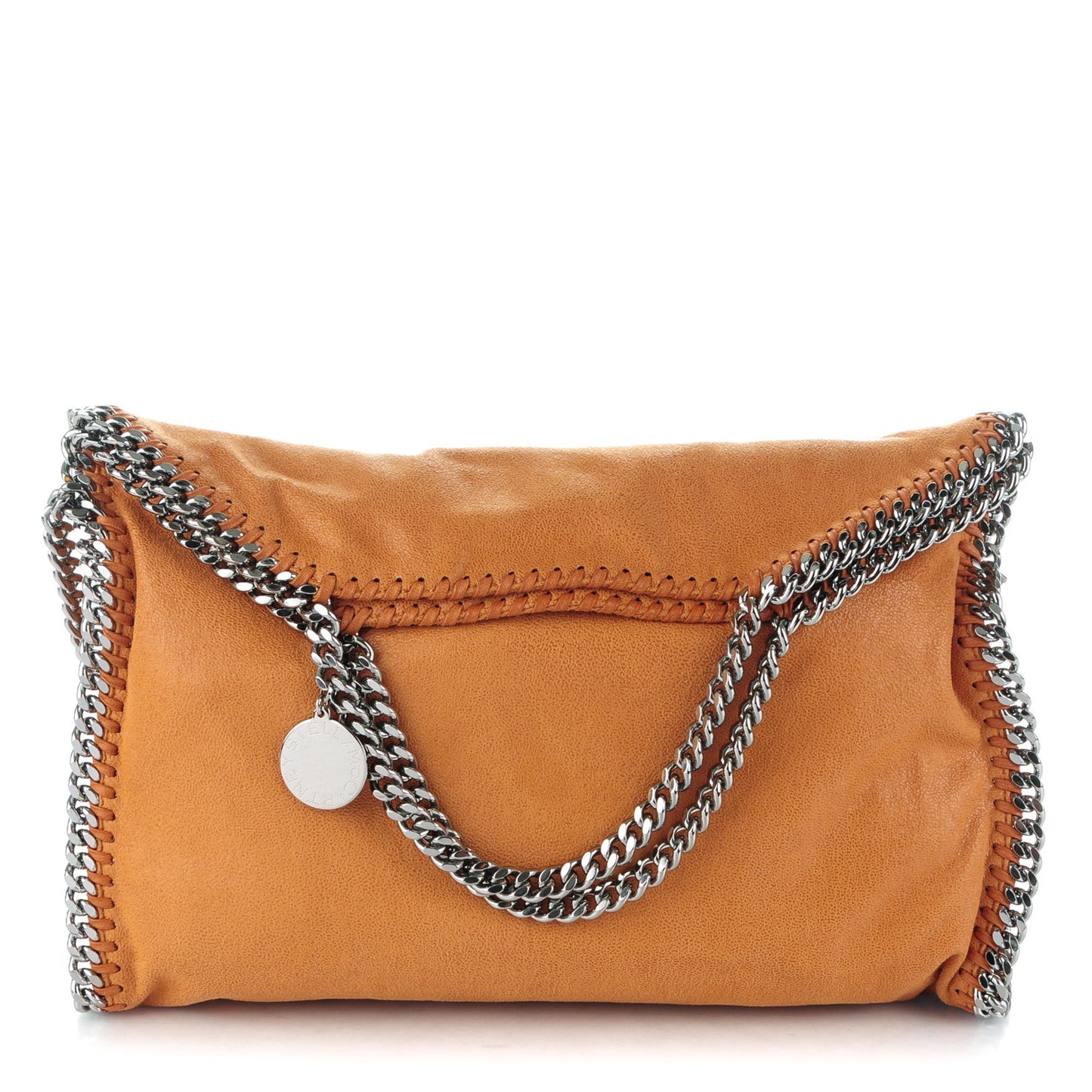 Shaggy Deer Falabella Fold Over Tote Tan