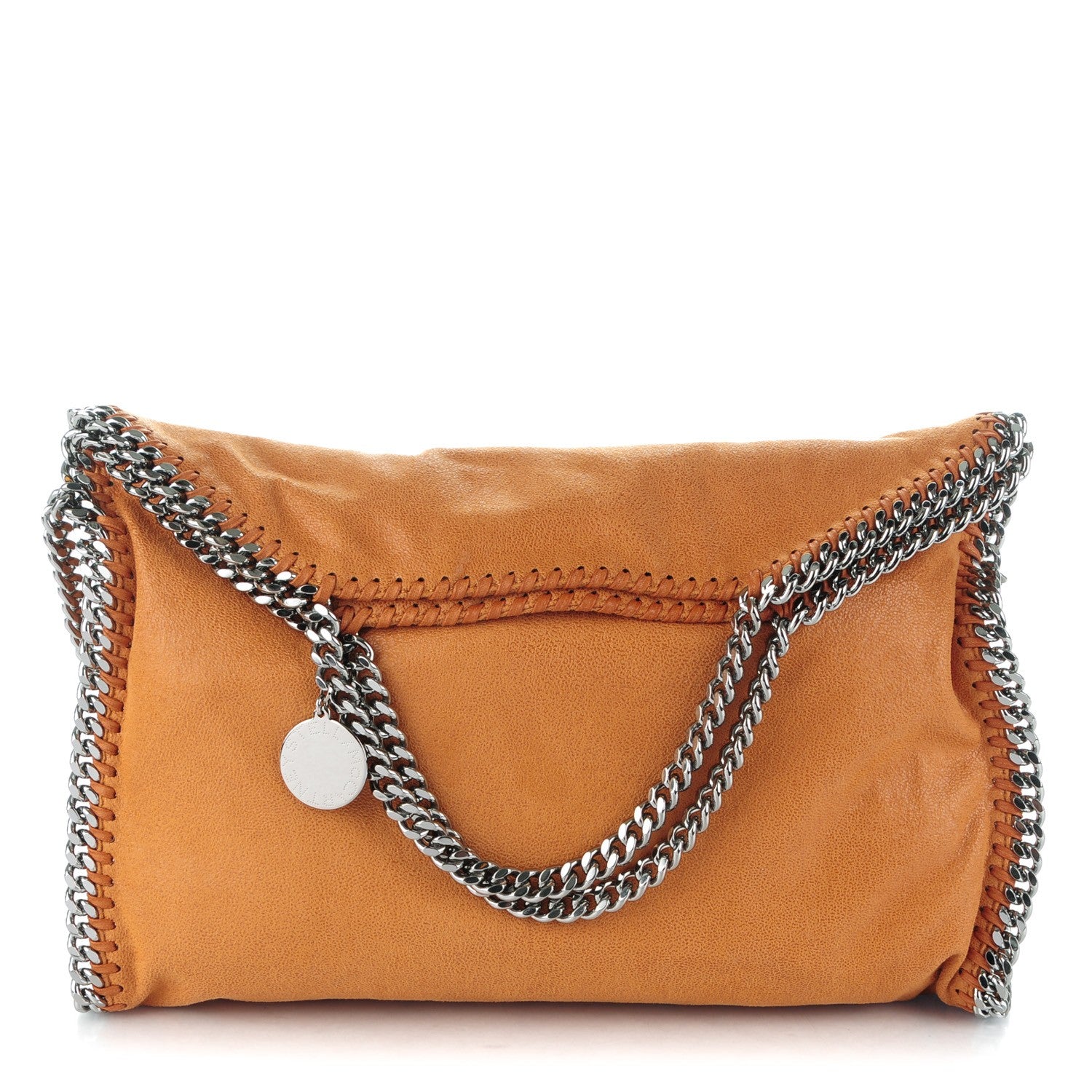 Stella McCartney Shaggy Deer Falabella Fold Over Tote Tan 1 of 9