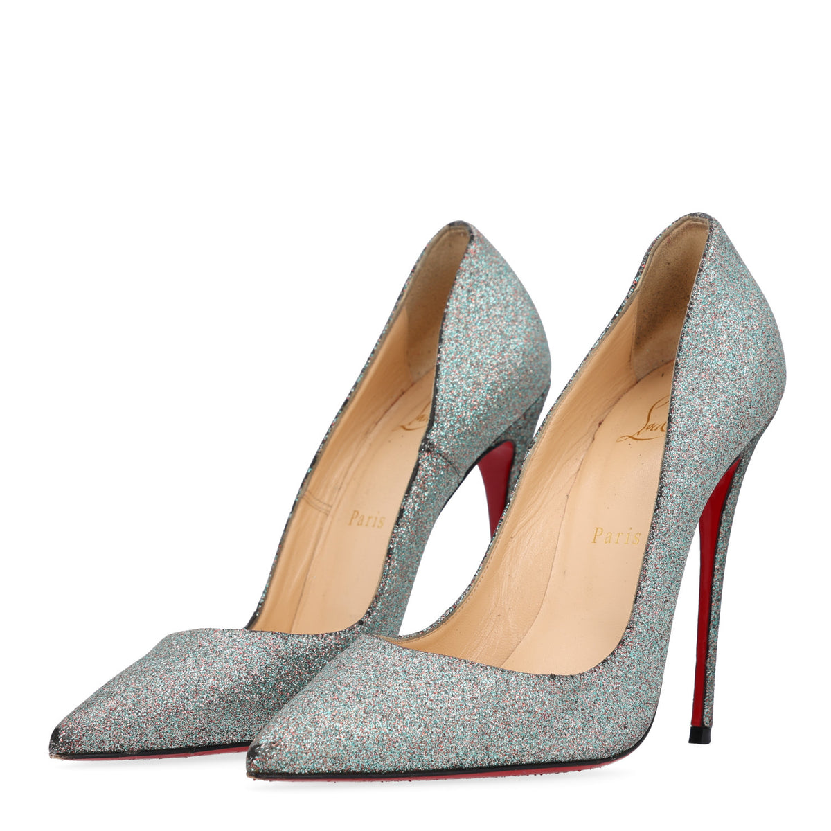 Christian Louboutin Glitter So Kate 120 Pumps 39 Disco Ball Multicolor 4 of 14