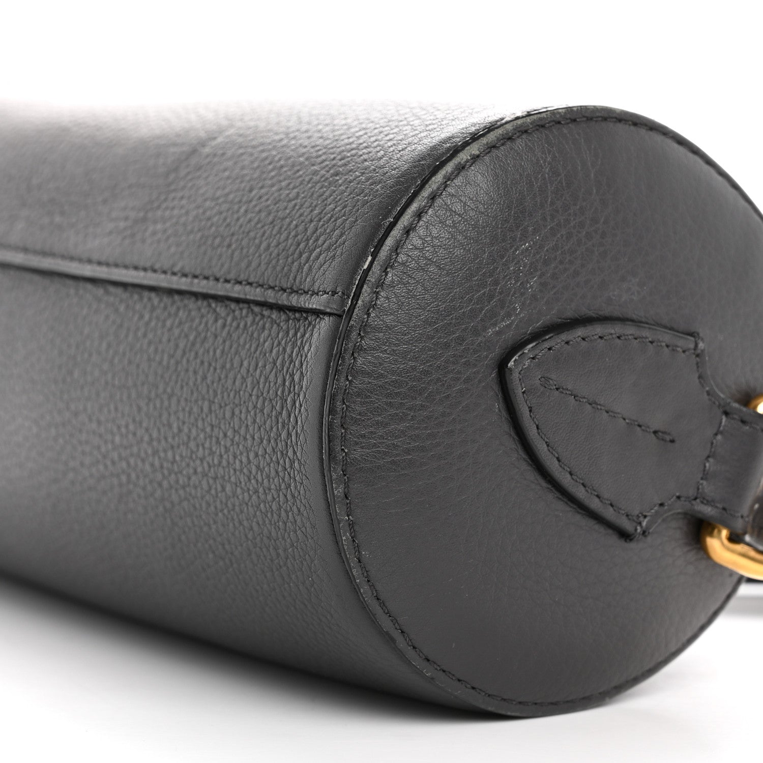 Burberry Calfskin The Barrel Bag Charcoal Grey 11 of 17