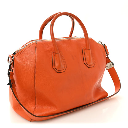 Givenchy Sugar Goatskin Medium Antigona Orange 3 of 14