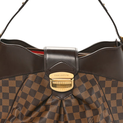 Louis Vuitton Damier Ebene Sistina MM 7 of 9