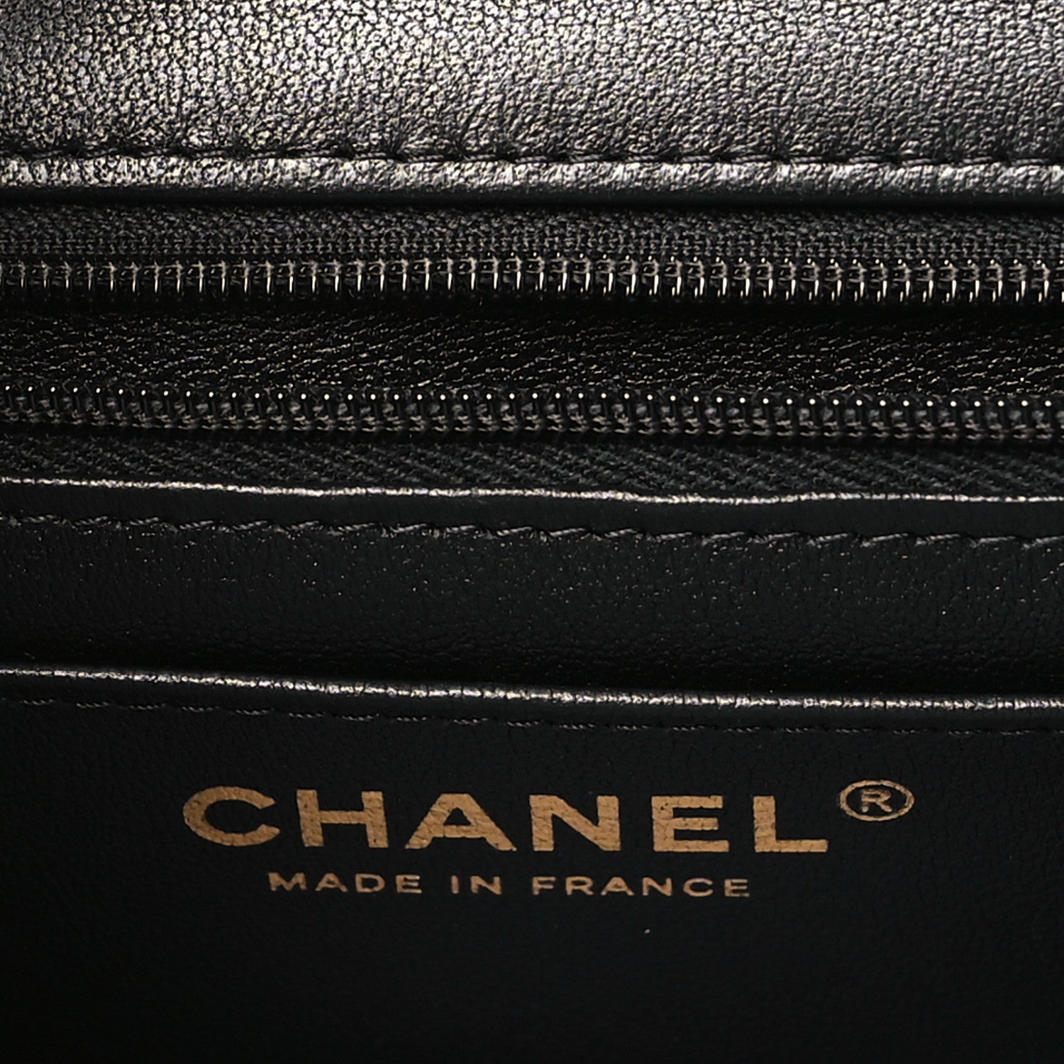 Chanel Lambskin Quilted Mini Rectangular Flap Black 6 of 11