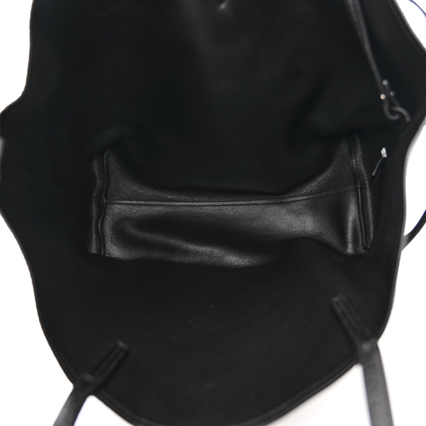 Vitello Daino Small Concept Shopper Tote Black Astrale
