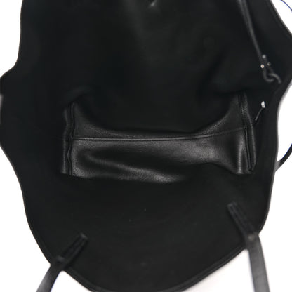 Prada Vitello Daino Small Concept Shopper Tote Black Astrale 6 of 11