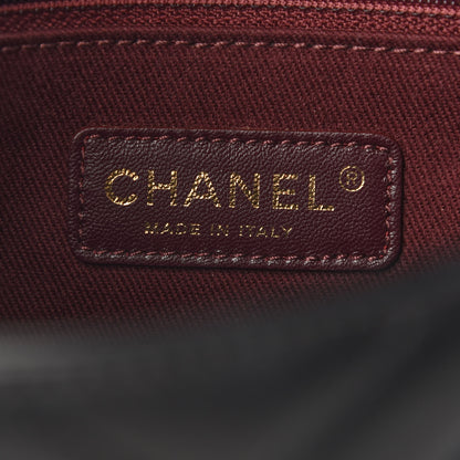 Chanel Lambskin Chevron Quilted Small Pyramid CC Flap Black 5 of 7