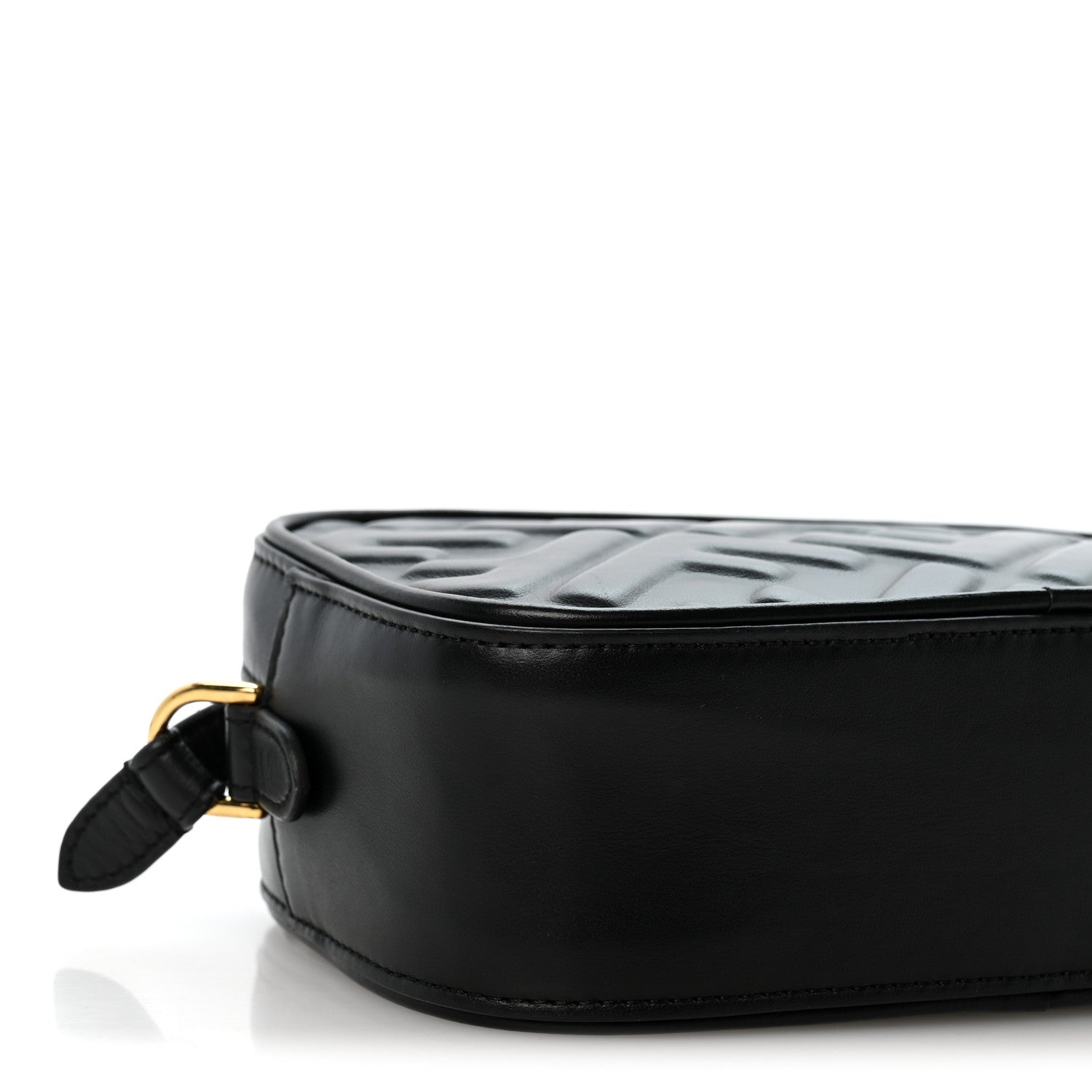 Fendi Vitello Epoque FF Embossed Camera Case Black 9 of 13