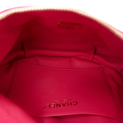 Chanel Lambskin Quilted Waist Bag Fanny Pack Pink 5 of 10