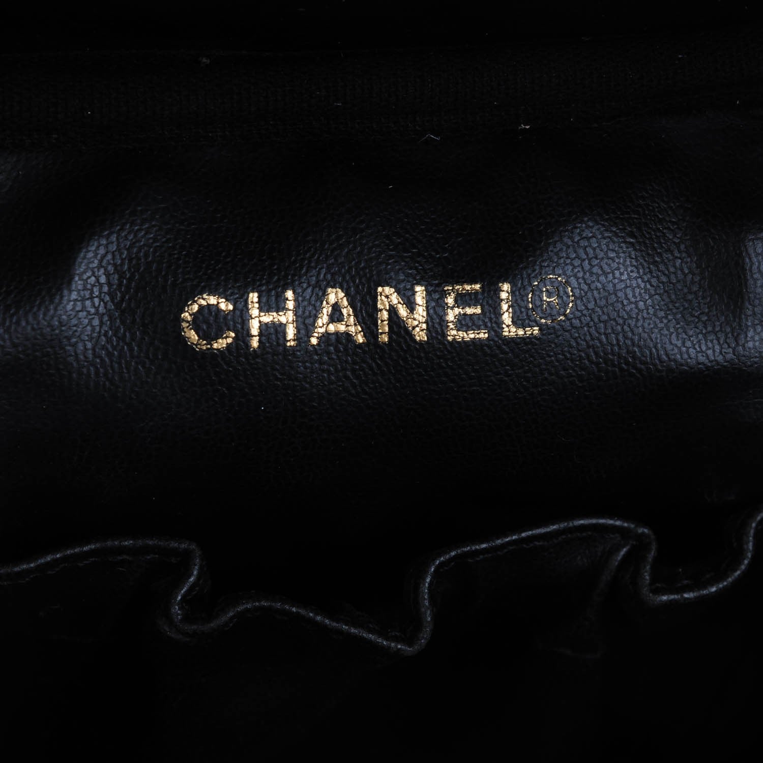 Chanel Caviar Vanity Cosmetic Case Black 6 of 8