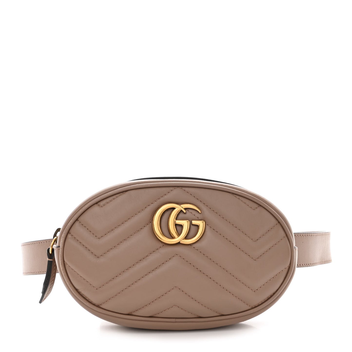 Calfskin Matelasse GG Marmont Belt Bag 95 38 Porcelain Rose