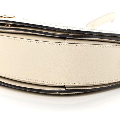 Gucci Textured Calfskin Small Ophidia Flap Messenger Bag Mystic White 10 of 12