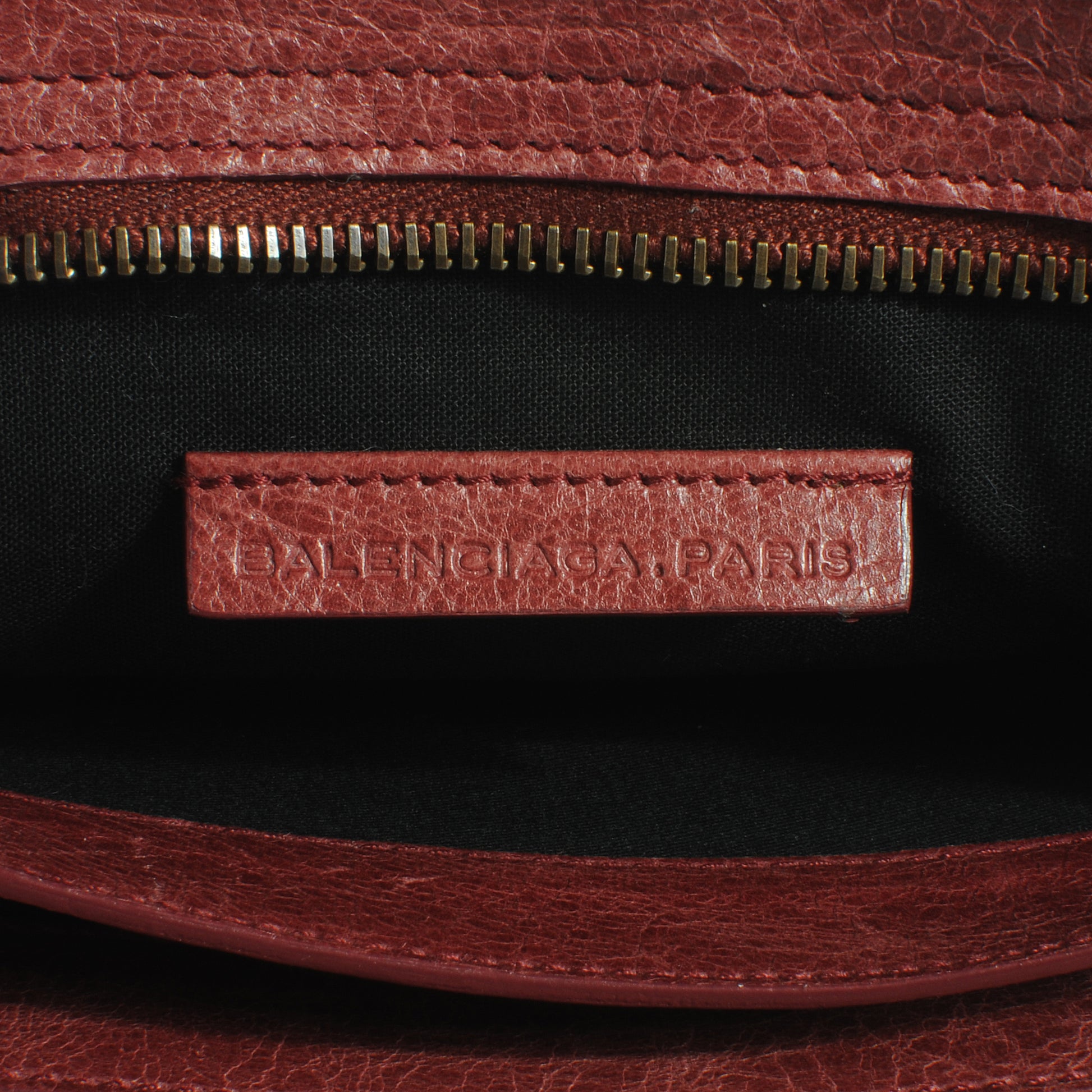 Balenciaga Agneau Mini Traveler Wallet Sanguine 6 of 7