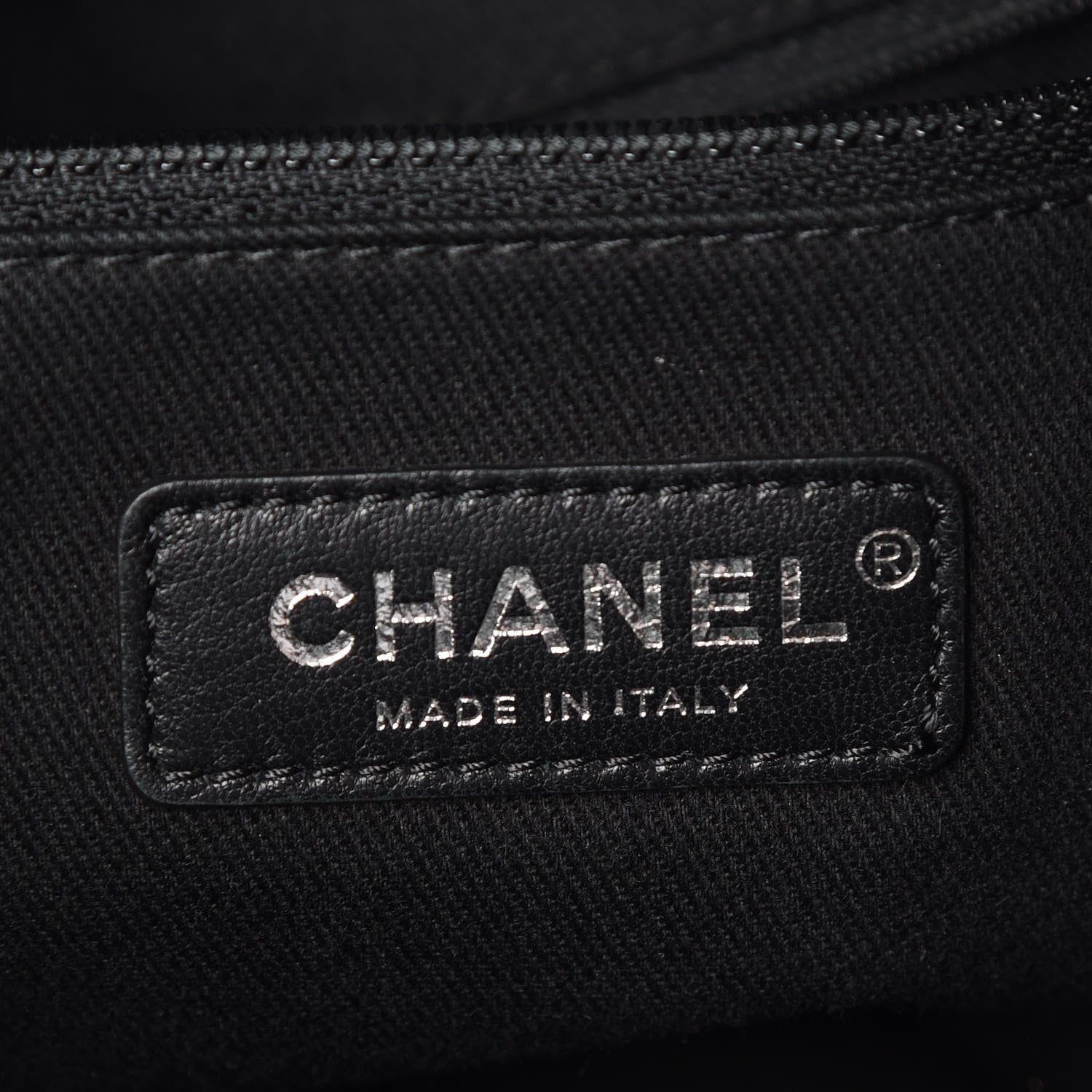 Chanel Canvas Large Deauville Backpack Charcoal 8 of 11