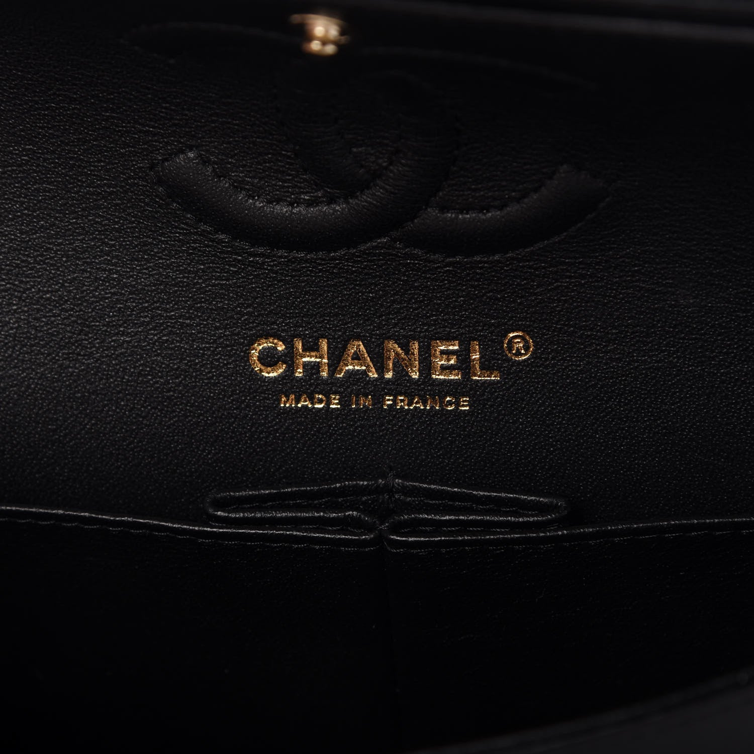 Chanel Lambskin Chevron Quilted Small Double Flap Black 8 of 11