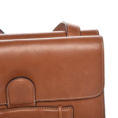 Celine Natural Calfskin Medium Symmetrical Bag Chestnut 12 of 18