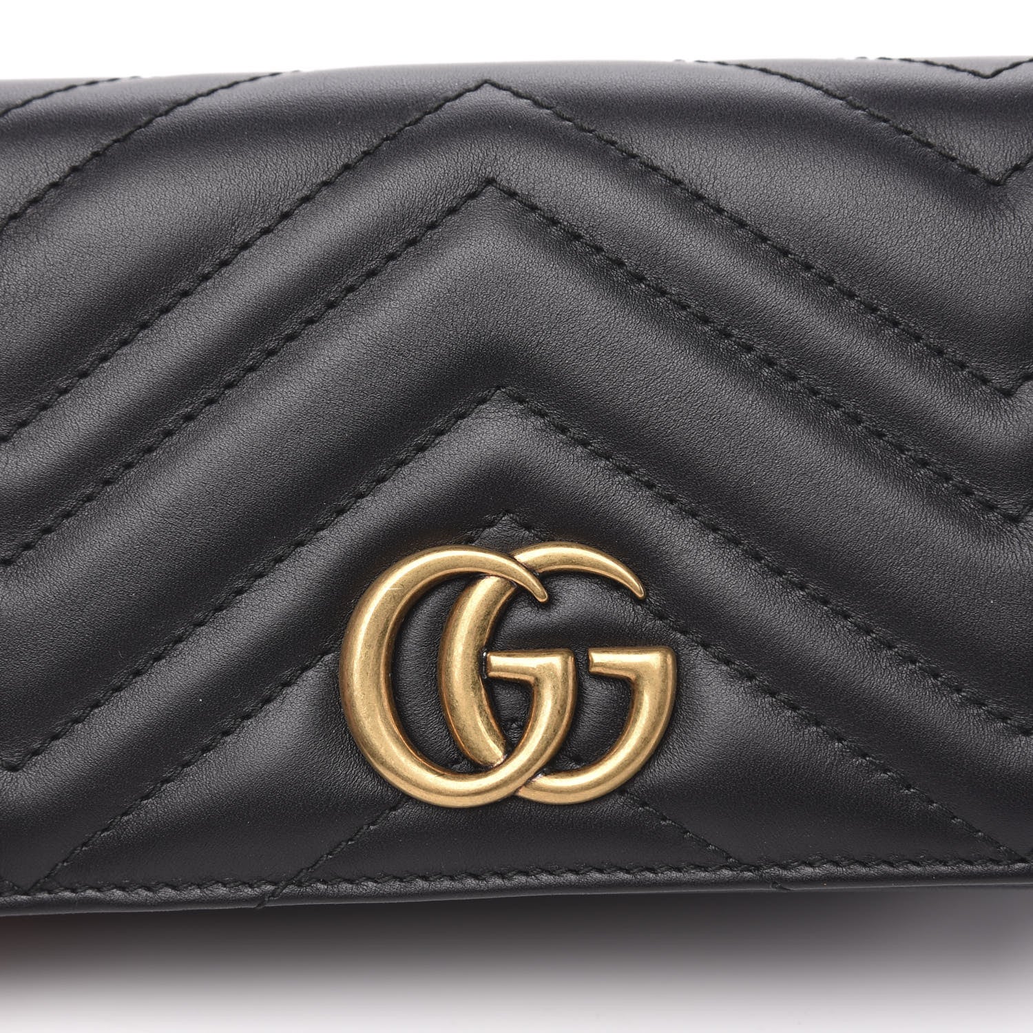 Gucci Calfskin Matelasse GG Marmont Mini Bag Black 8 of 13