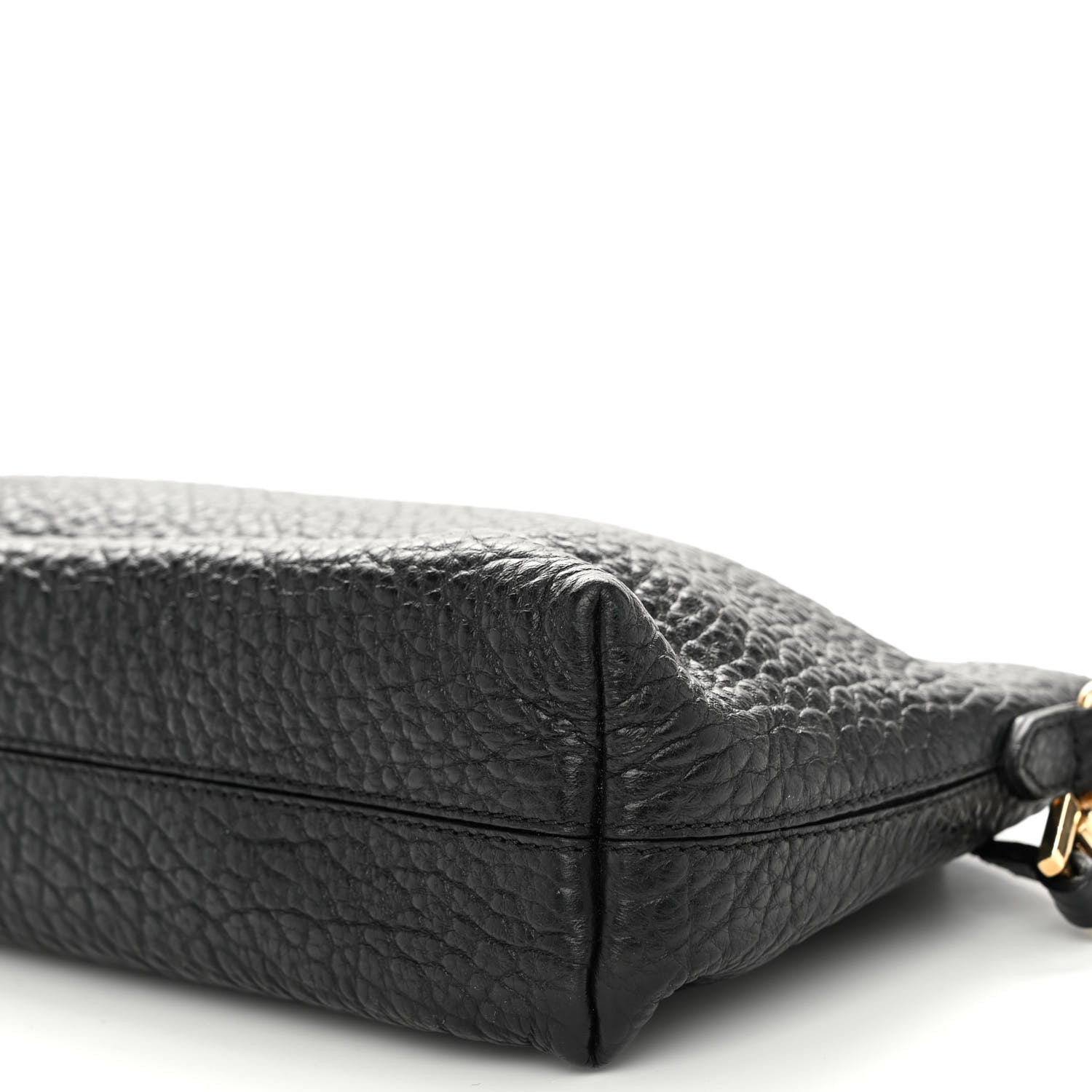 Burberry Signature Grain Calfskin Small Chichester Crossbody Clutch Bag Black 9 of 9
