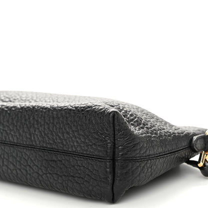 Burberry Signature Grain Calfskin Small Chichester Crossbody Clutch Bag Black 9 of 9
