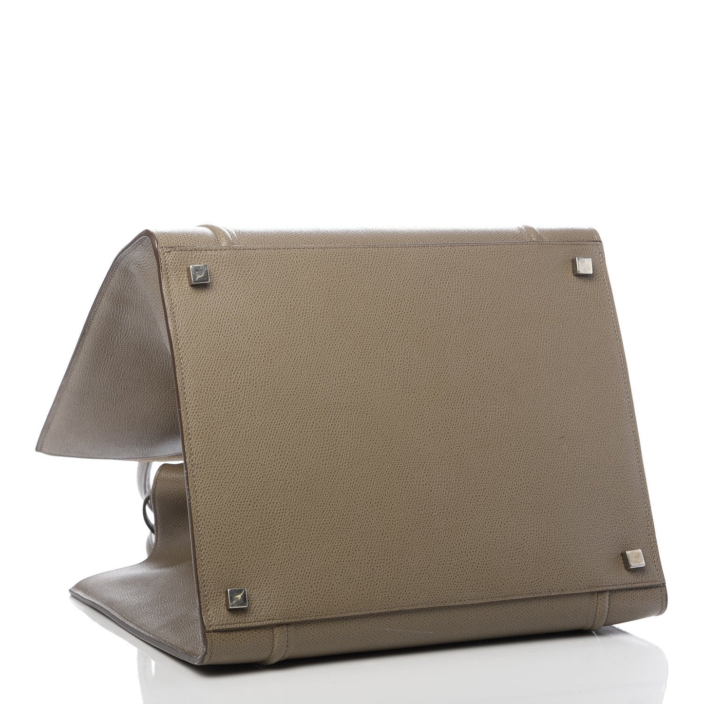 Grained Calfskin Medium Phantom Luggage Taupe