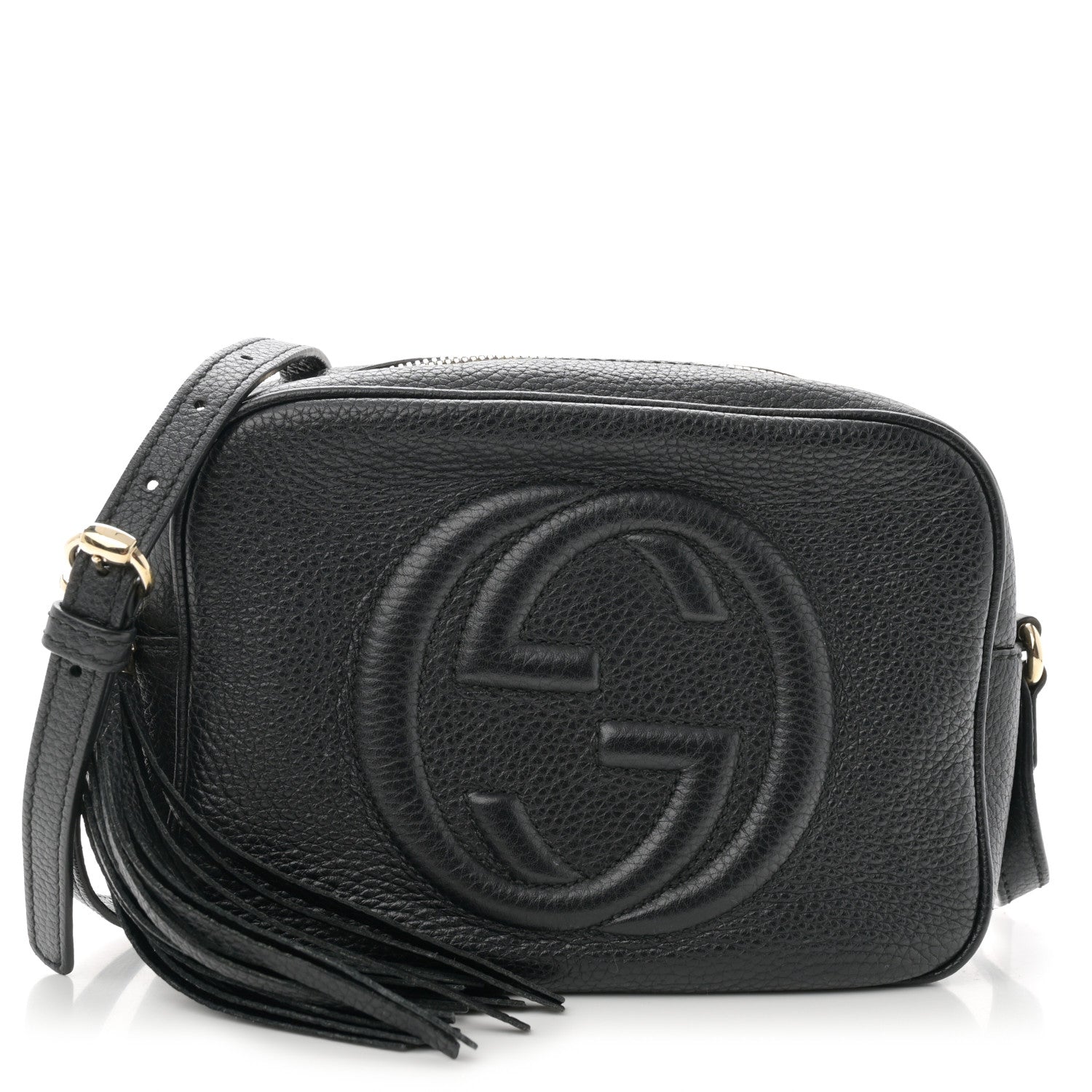 Gucci Pebbled Calfskin Small Soho Disco Bag Black 1 of 10