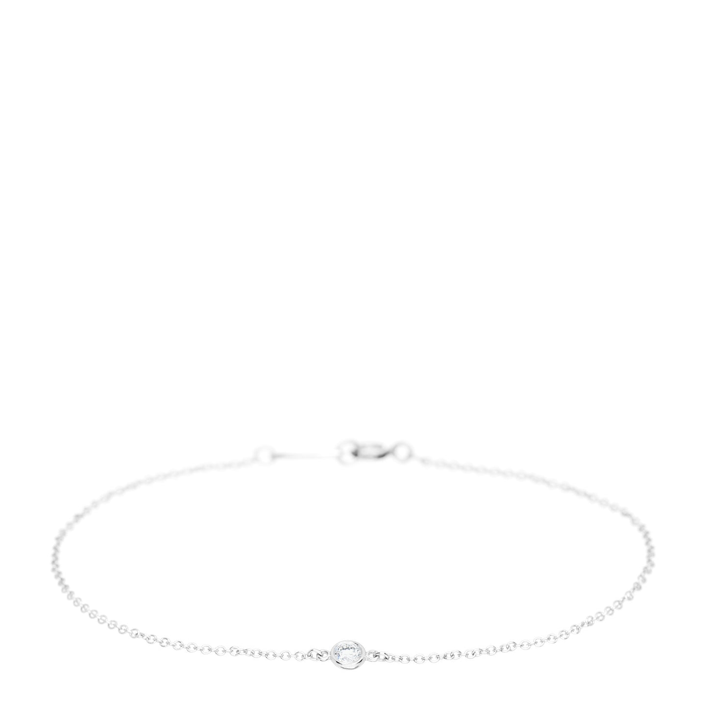 Platinum Diamond .08ct Elsa Peretti Diamonds by the Yard Bracelet
