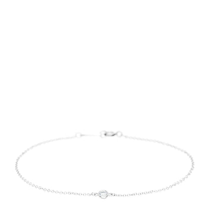Tiffany Platinum Diamond .08ct Elsa Peretti Diamonds by the Yard Bracelet 1 of 5
