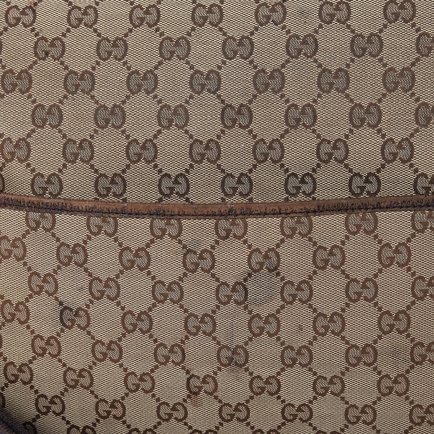Monogram Natural Pigskin Large Diaper Bag Beige Ebony Cocoa Dark Chocolate