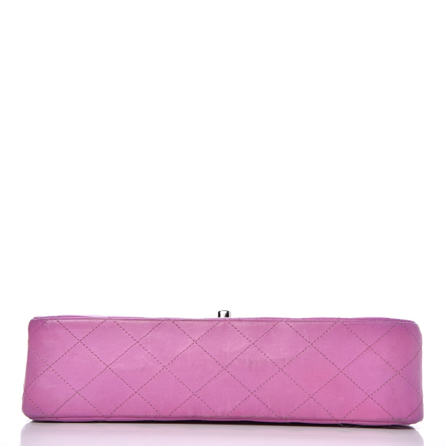 Chanel Lambskin Quilted Medium Double Flap Light Purple 5 of 17