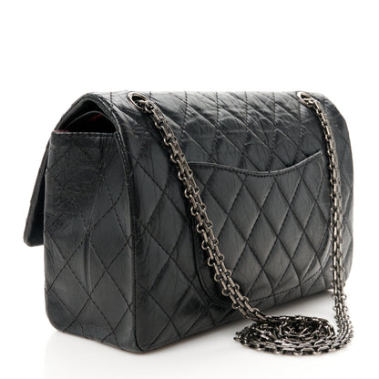 Chanel Aged Calfskin Quilted 2.55 Reissue 226 Flap Black 3 of 11