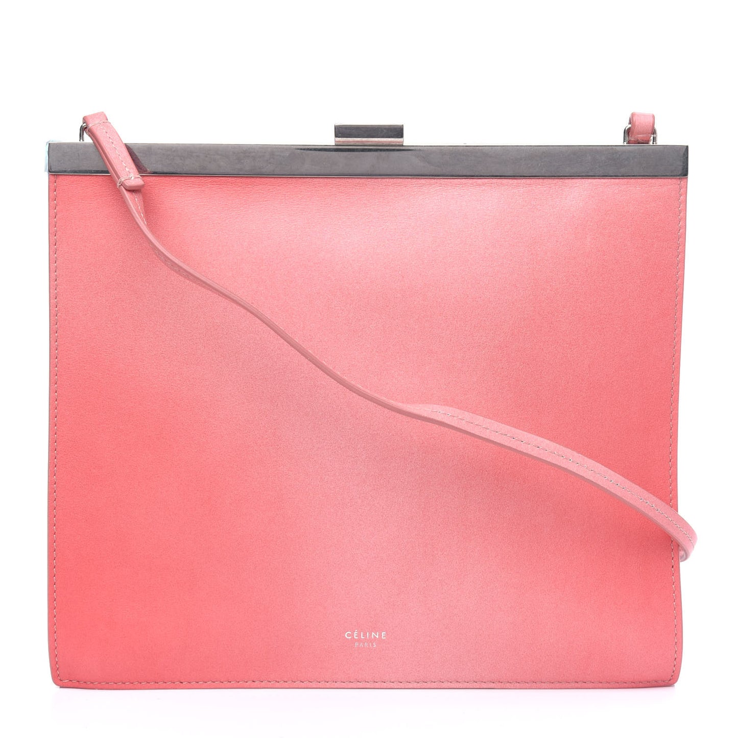 Smooth Calfskin Mini Clasp Bag Pink