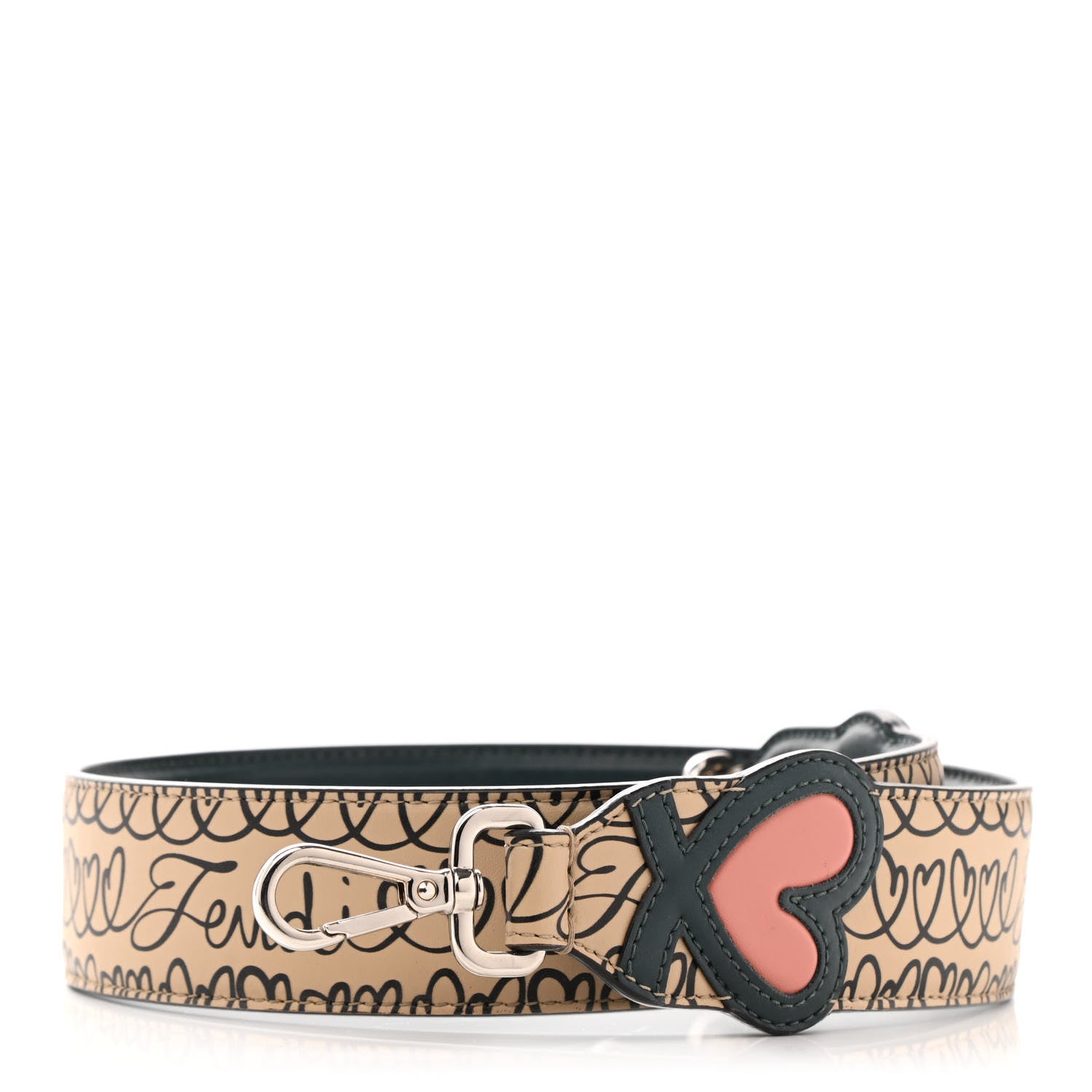 Fendi Calfskin Open Your Heart Strap You Amido Amazzonia Multicolor 1 of 5