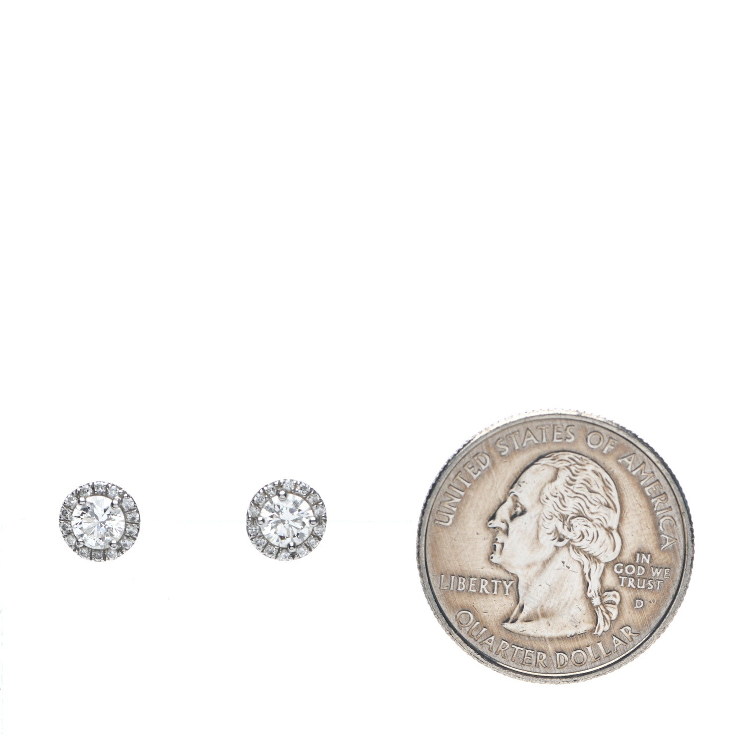 Tiffany Platinum Diamond .97ctw Soleste Earrings 2 of 3