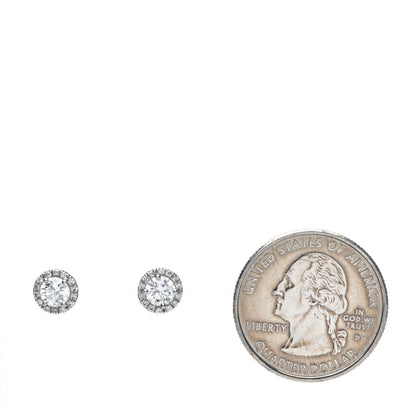 Tiffany Platinum Diamond .97ctw Soleste Earrings 2 of 3