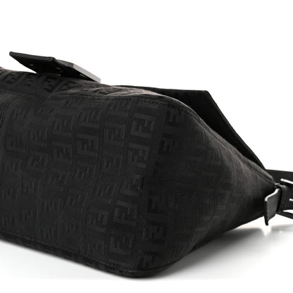 Fendi Zucchino Mama Baguette Black 10 of 10