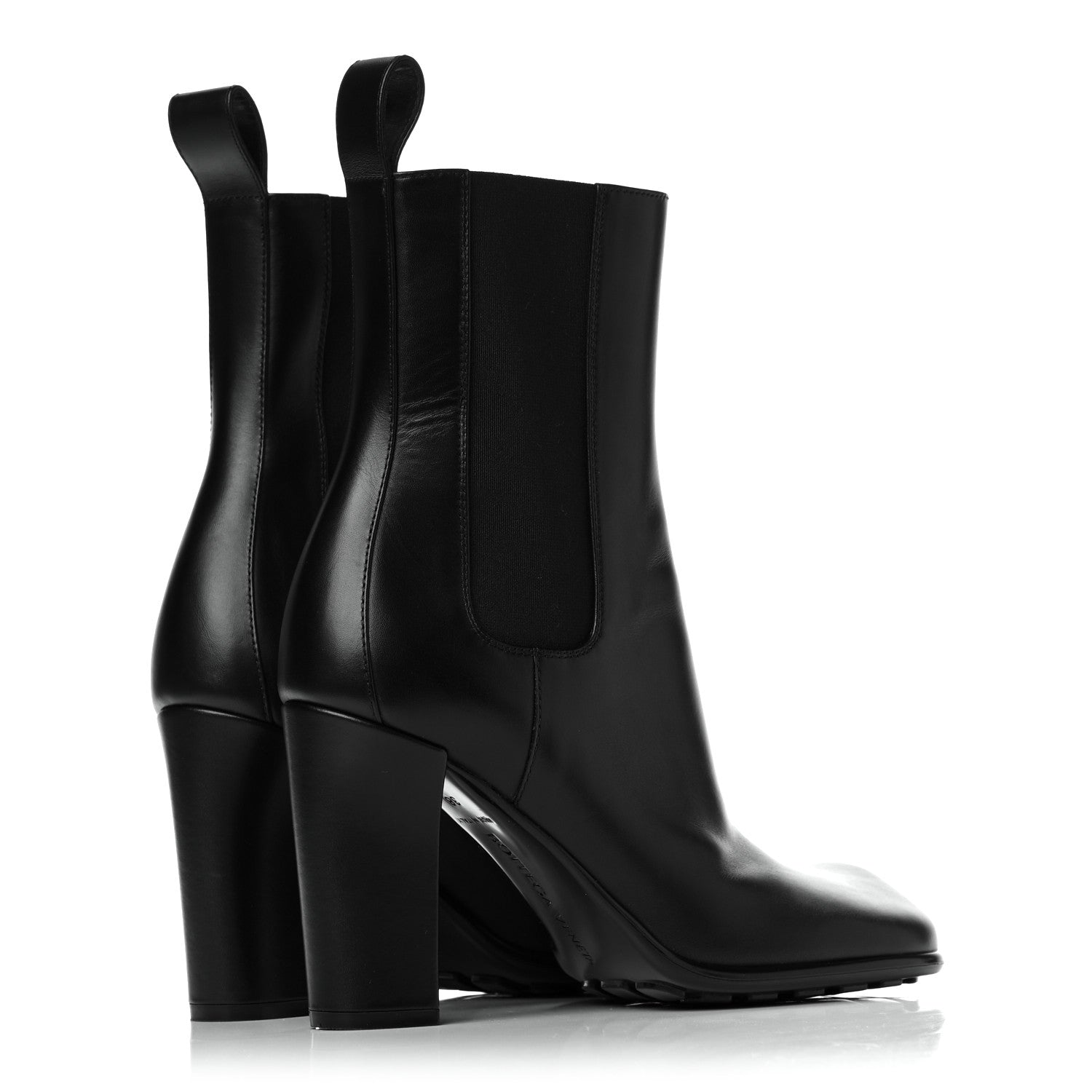 Bottega Veneta Calfskin Storm Chelsea Boots 38 Black 4 of 11