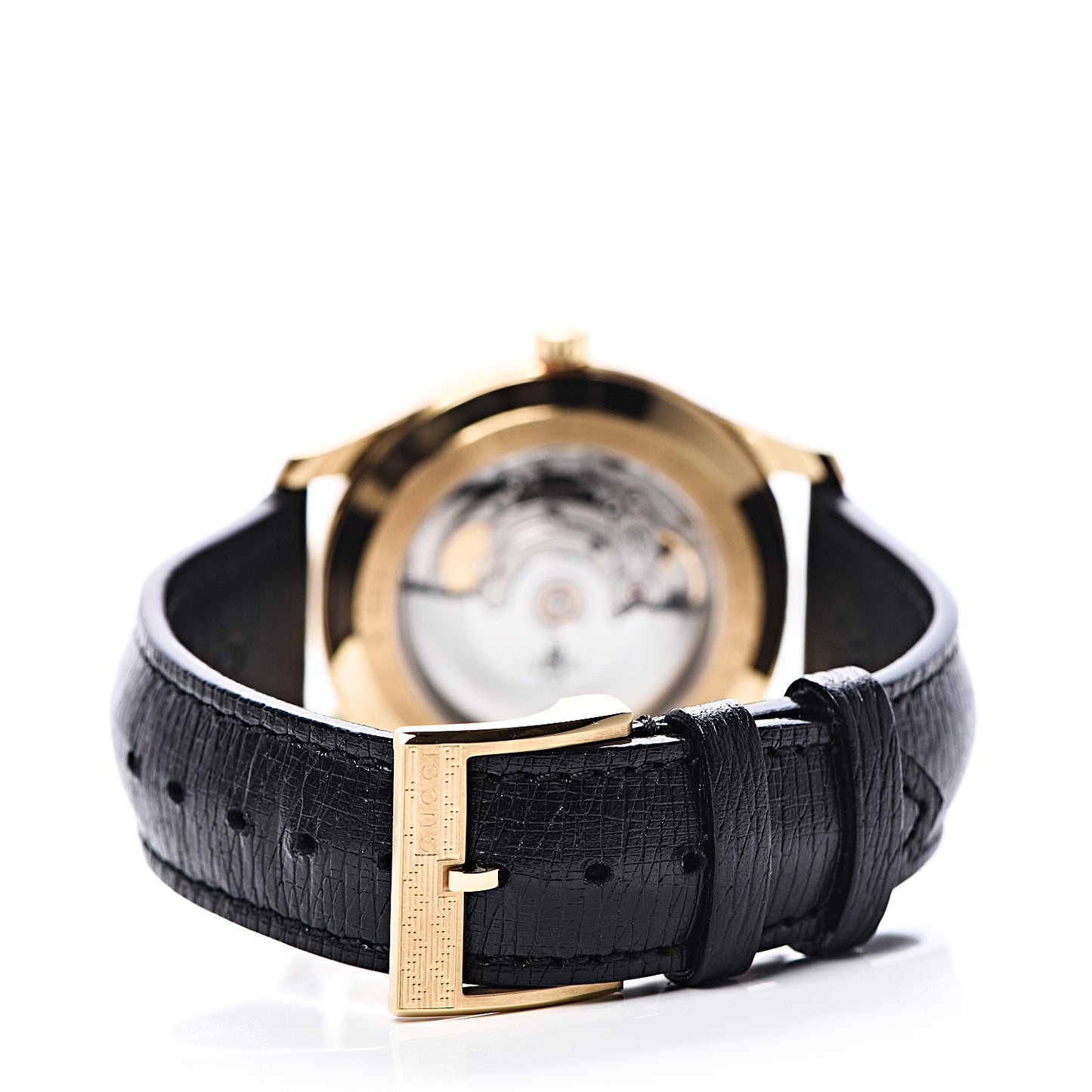 Stainless Steel Calfskin 40mm G-Timeless Eryx Automatic Watch Gold