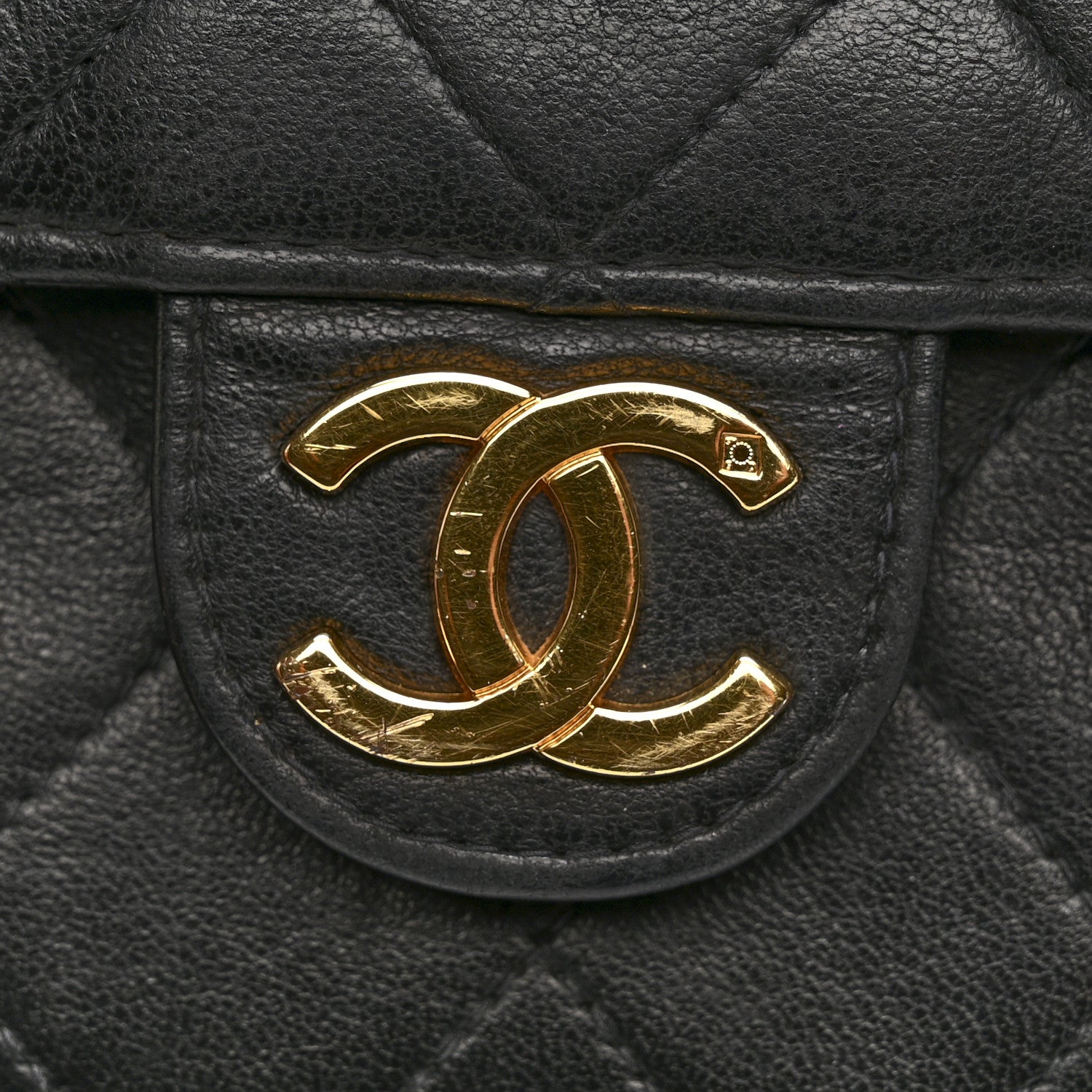 Chanel Lambskin Quilted Small Single Flap Bag Black 12 of 13