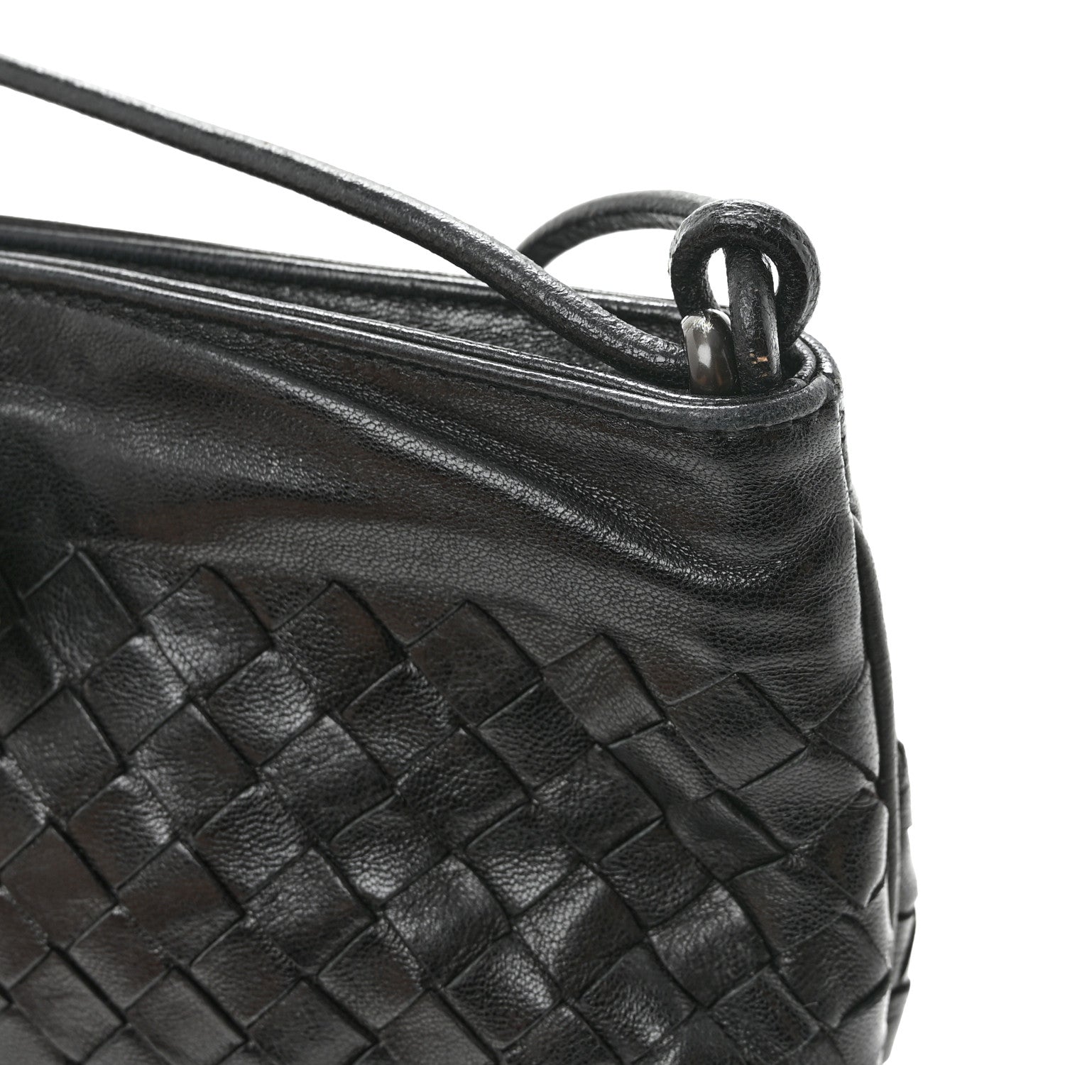 Bottega Veneta Nappa Intrecciato Mini Shoulder Bag Black 12 of 13