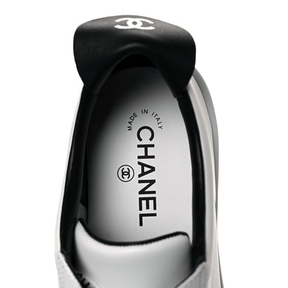 Chanel Calfskin CC Womens Sneakers 39.5 White 8 of 11